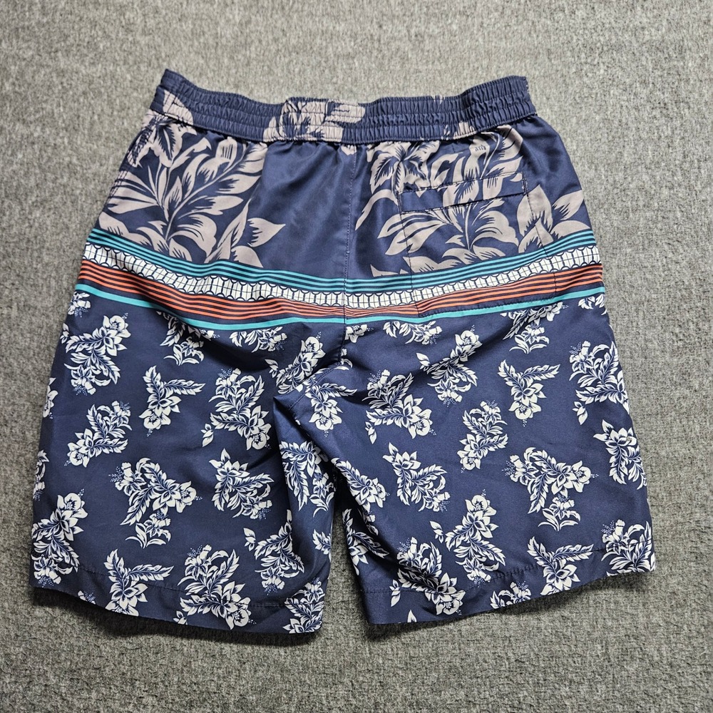 Tommy Bahama Board Shorts Men Small Blue Floral Tropical Relax Swim Trunks - Picture 7 of 10